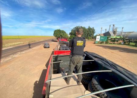 Condutor de carreta é preso com drogas e pneus ilegais em Ponta Porã